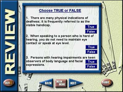 Hearing Sample Screenshot