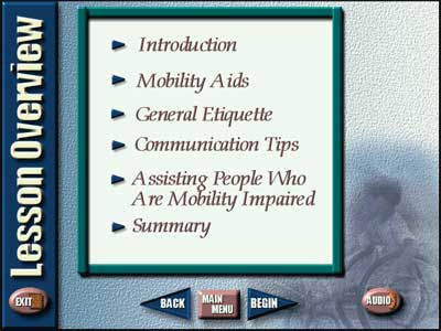 Mobility Sample Screenshot