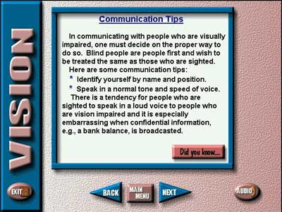 Vision Sample Screenshot