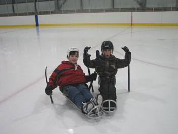 Sledge hockey picture